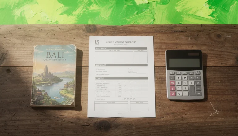 Budget voyage Bali 15 jours